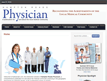 Tablet Screenshot of hrphysician.com